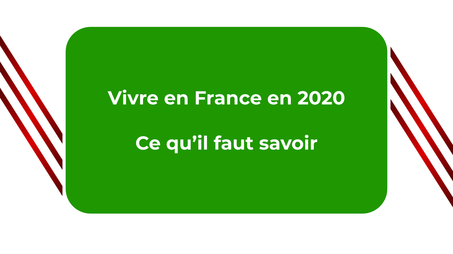 Vivre en France Infos utiles pour travailler et vivre en France