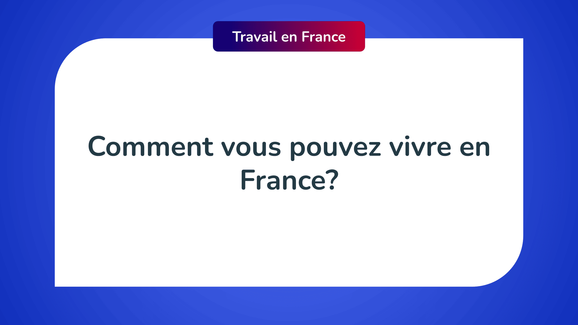 vivre en France